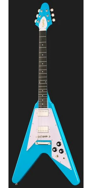 Epiphone Flying V 70s Maui Blue, detalje 2