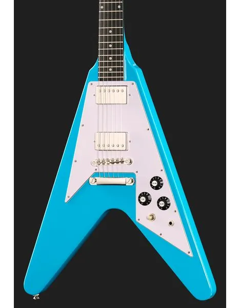 Epiphone Flying V 70s Maui Blue, detalje 4