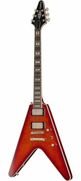 Epiphone Flying V Prophecy Aged BTB set forfra