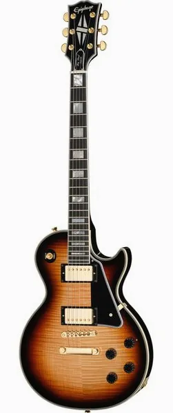 Epiphone IGC Les Paul Custom SB set forfra