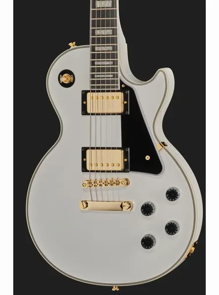 Epiphone Les Paul Custom Alpine WH, detalje 4