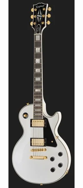 Epiphone Les Paul Custom Alpine White, detalje 2