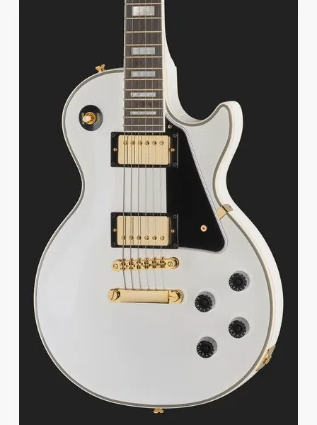 Epiphone Les Paul Custom Alpine White, detalje 4