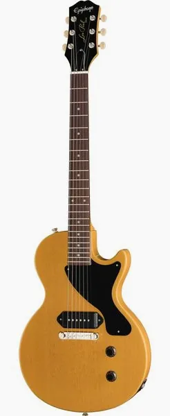 Epiphone Les Paul Junior TV Yellow set forfra