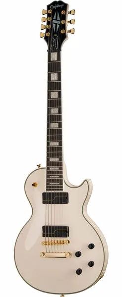 Epiphone Matt Heafy LP Cust. 7 Bone Wh. set forfra