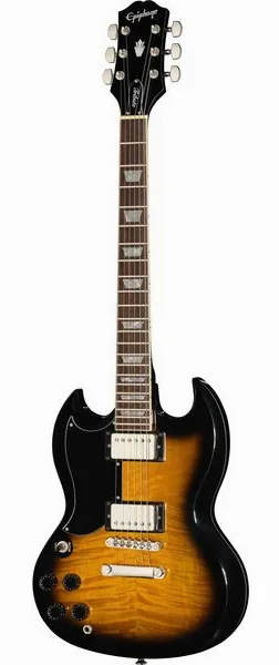 Epiphone SG Tribute Plus VS LH set forfra