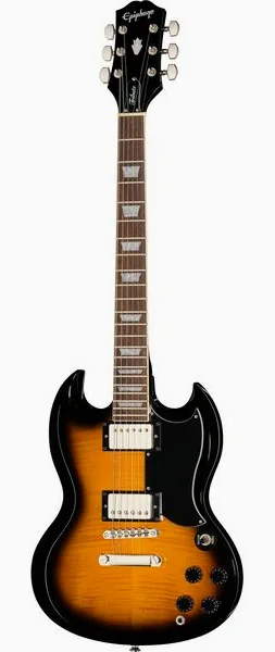 Epiphone SG Tribute Plus VS set forfra