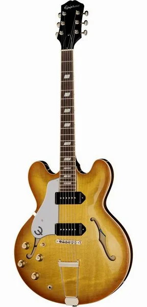 Epiphone USA Casino Royal Tan LH set forfra