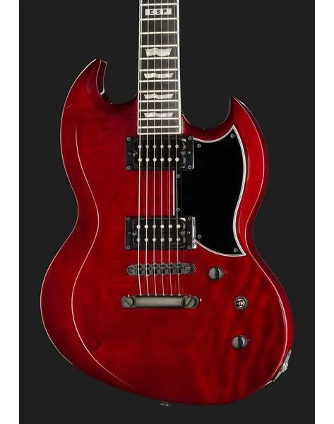 ESP E-II Viper See Thru BK Cherry, detalje 4