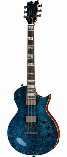 ESP Eclipse BH Teal Marble FL set forfra