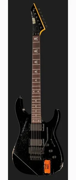 ESP KH-2 Vintage Distressed Black, detalje 2