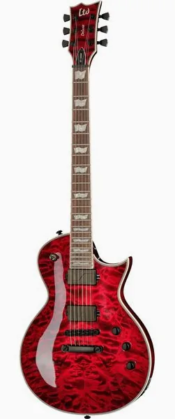 ESP LTD EC-1000 QM Black Cherry FL set forfra