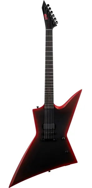 ESP LTD EXL Black Metal II set forfra
