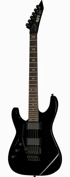 ESP LTD KH 602 LH BLK set forfra