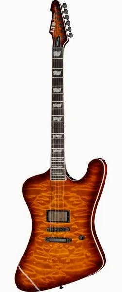 ESP LTD Phoenix QM Tobacco Burst set forfra