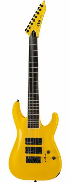ESP LTD SC-608 Baritone YEL set forfra