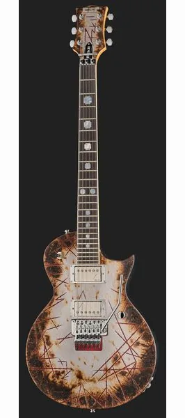 ESP RZK-II Richard Z Kruspe Burnt, detalje 2