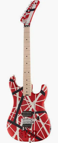 Evh Striped 5150 Red set forfra