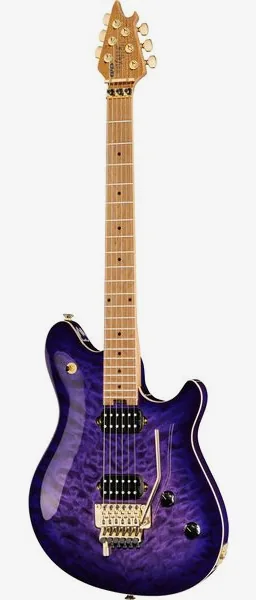Evh Wolfgang Special QM Purple B set forfra