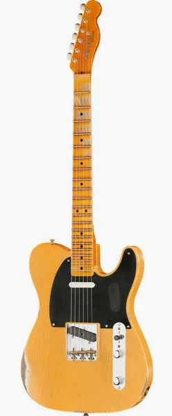 Fender 1951 Nocaster Relic NBL set forfra
