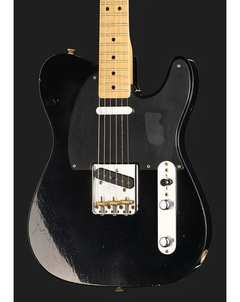 Fender 52 Tele BLK Journeyman Relic, detalje 4