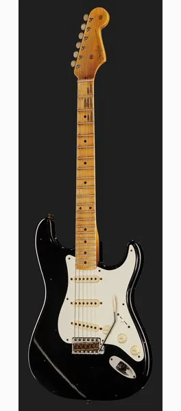 Fender 55 Strat BLK Journeyman Relic, detalje 2