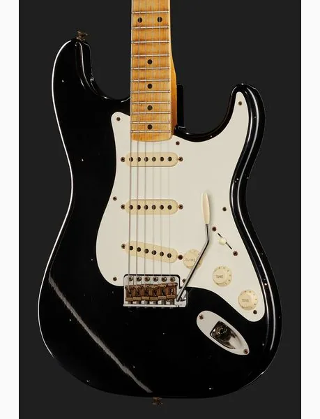 Fender 55 Strat BLK Journeyman Relic, detalje 4