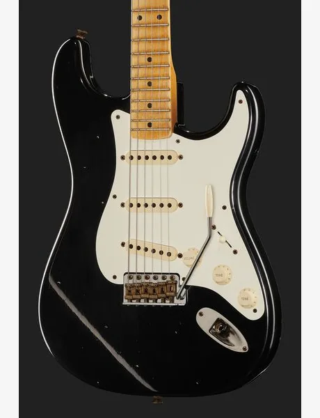 Fender 57 Strat BLK Journeyman Relic, detalje 4