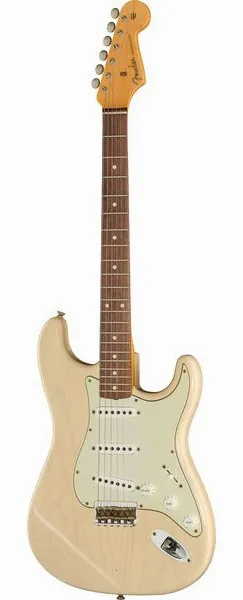 Fender 59 Strat RW Vintage Blonde JRN set forfra