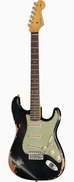 Fender 60 Strat ABLK Heavy Relic set forfra