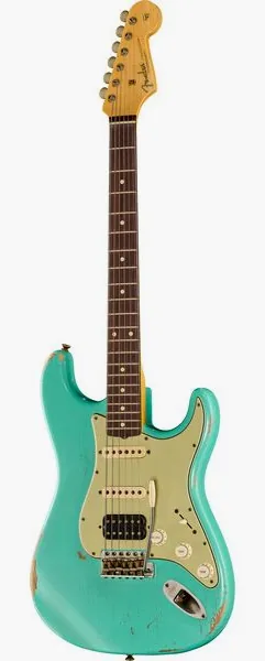 Fender 61 Strat SFG Relic HSS MBAH set forfra