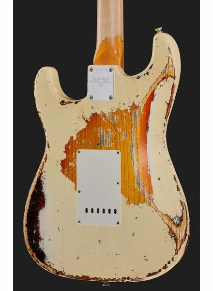 Fender 61 Strat SHR Aged V White 3TSB, detalje 5