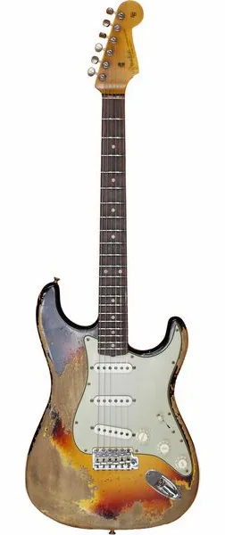 Fender 62/63 Strat SHR 3T Sunburst set forfra