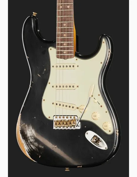 Fender 63 Strat ABLK Heavy Relic, detalje 4