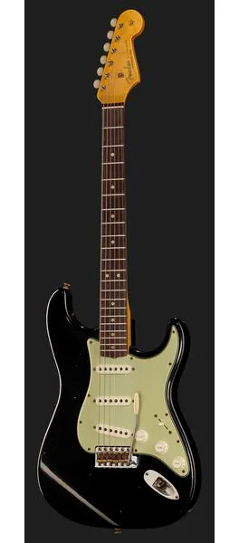 Fender 63 Strat BLK Journeyman Relic, detalje 2