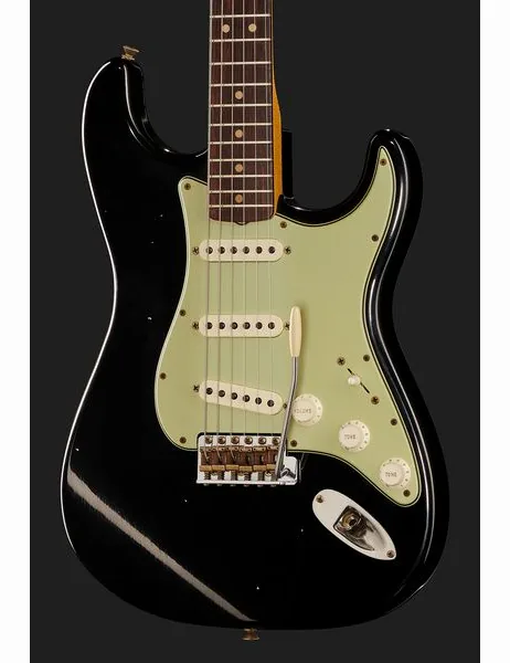 Fender 63 Strat BLK Journeyman Relic, detalje 4