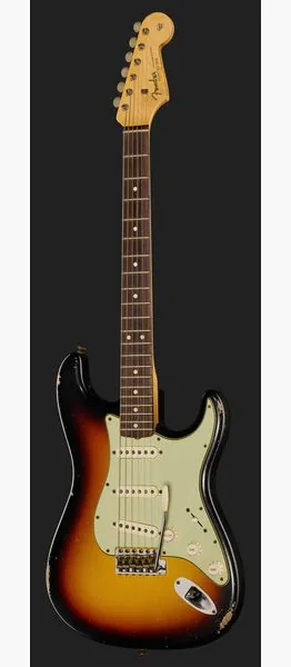 Fender 63 Strat Relic 3TSB MBDB, detalje 2