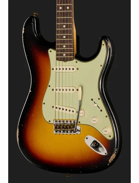 Fender 63 Strat Relic 3TSB MBDB, detalje 4