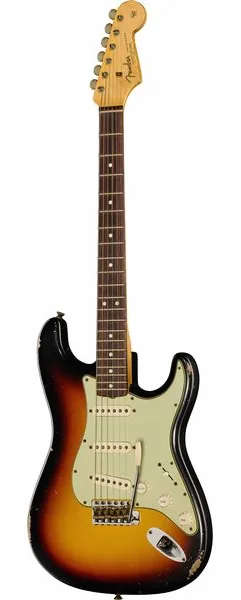 Fender 63 Strat Relic 3TSB MBDB set forfra