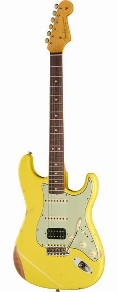 Fender 63 Strat Relic GYW HSS set forfra
