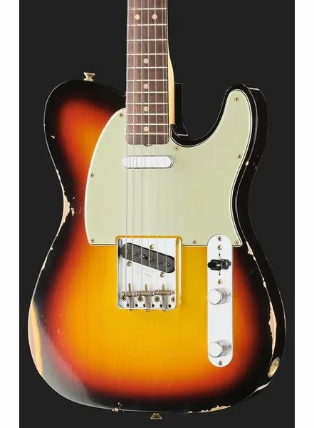 Fender 63 Tele Relic 3-Tone Sunburst, detalje 4