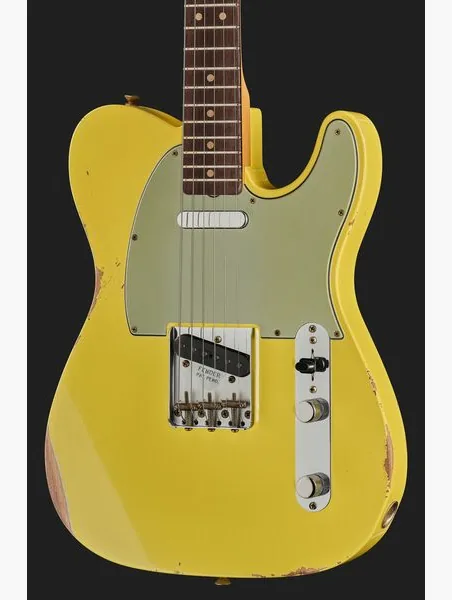 Fender 63 Tele Relic Canary Yellow, detalje 4