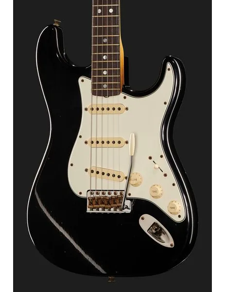 Fender 65 Strat BLK Journeyman Relic, detalje 4