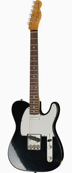 Fender 67 Tele Black JM Relic set forfra