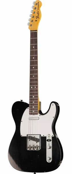 Fender '67 Tele BLK Journeyman Relic set forfra
