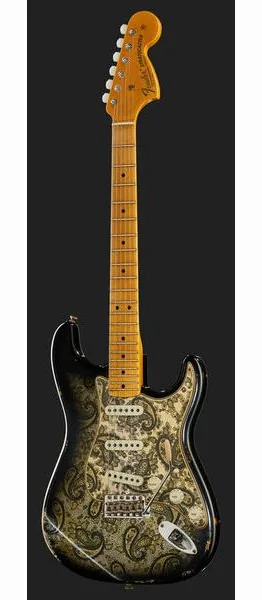 Fender 68 Strat Relic Black Paisley, detalje 2