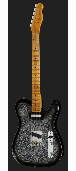 Fender 68 Tele Black Paisley Relic, detalje 2