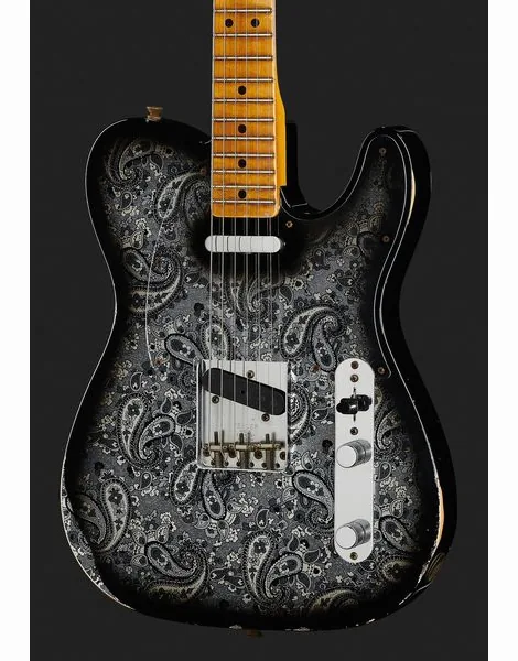 Fender 68 Tele Black Paisley Relic, detalje 4