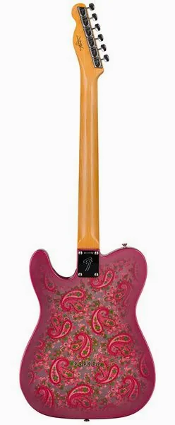 Fender 68 Tele Pink Paisley NOS, detalje 2