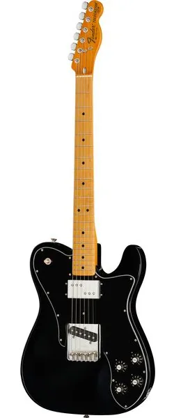 Fender AV II 77 TELE CUSTOM MN BLK set forfra